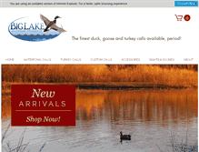 Tablet Screenshot of biglakeoutdoorproducts.com